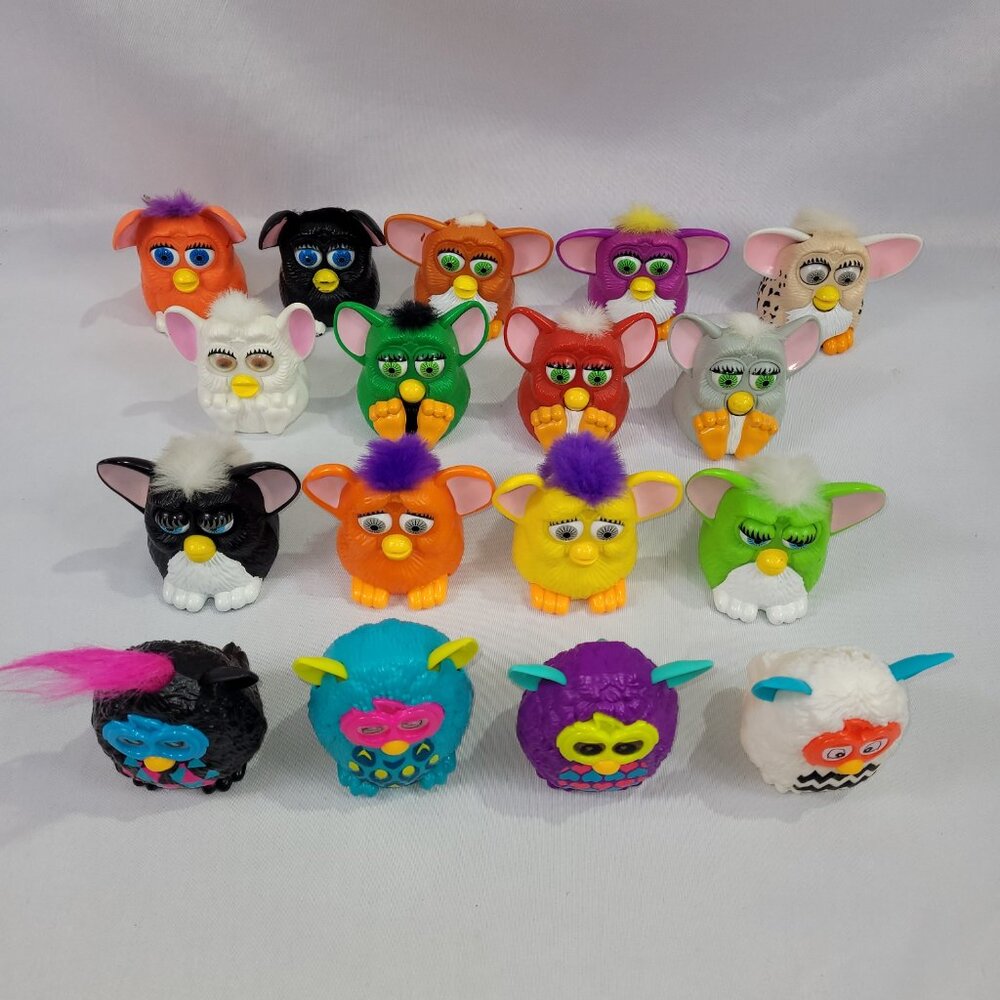 McDonalds Furby 1998 Furby Boom 2013 & 2016 Set 17 Figures